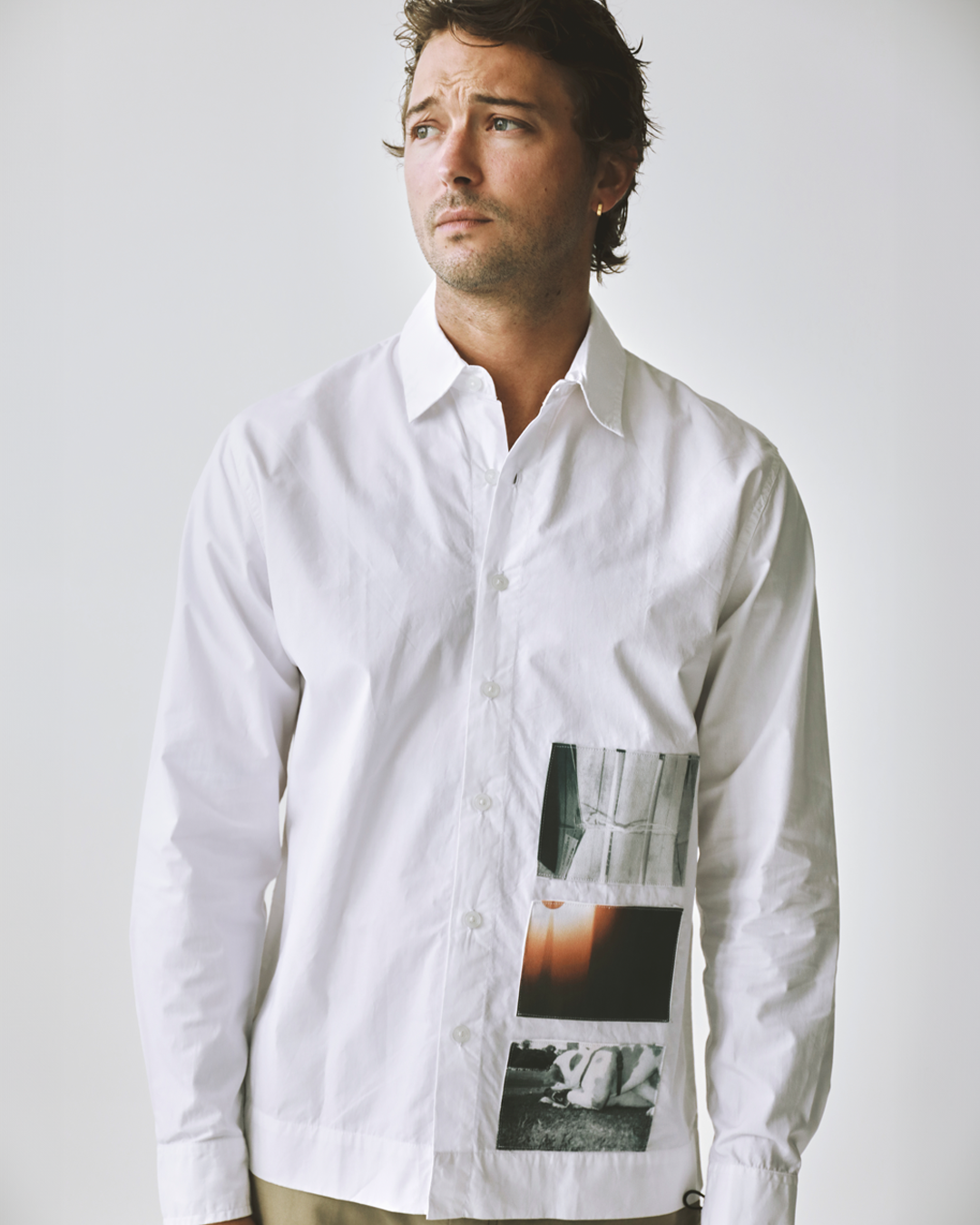 Detail Ls Shirt White