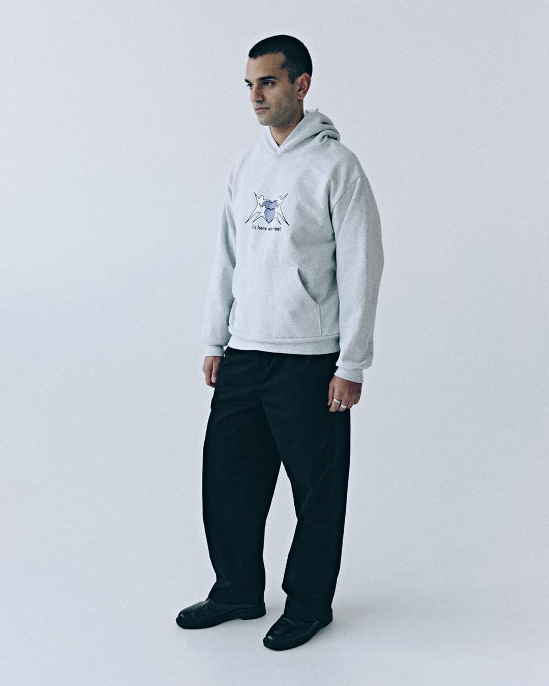 Converge Heavyweight Hood Grey